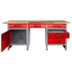 Darba galds Harry 1600 x 850 mm, Red 2