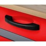 Darba galds Harry 1600 x 850 mm, Red