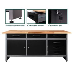 Darba galds Karsten 1600 x 850 mm 2