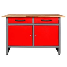 Darba galds Werner 1200 x 950 mm, Red