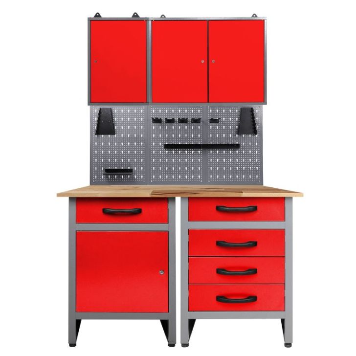 Darbnīcas mēbeļu komplekts Entdecker 120 cm, Red