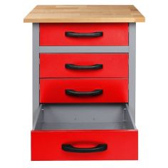 Darbnīcas mēbeļu komplekts Entdecker 120 cm, Red 2