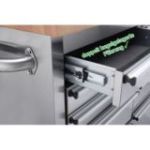 Darbnīcas ratiņi no nerūsējošā tērauda 198 cm ar 10 atvilktnēm 72"