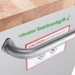 Darbnīcas ratiņi no nerūsējošā tērauda 198 cm ar 10 atvilktnēm 72"