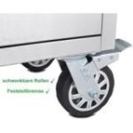 Darbnīcas ratiņi no nerūsējošā tērauda 198 cm ar 10 atvilktnēm 72"