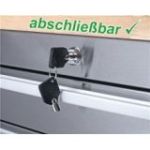 Darbnīcas ratiņi no nerūsējošā tērauda 198 cm ar 10 atvilktnēm 72"