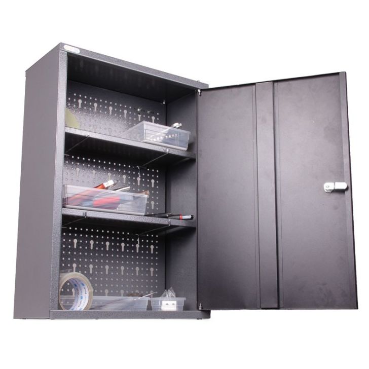 Divkāršs metāla plauktu komplekts visiem instrumentu skapjiem