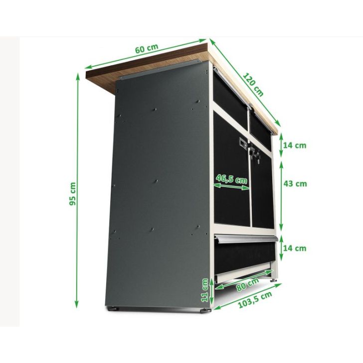 Darba galds PRO Oskar, 1200 mm