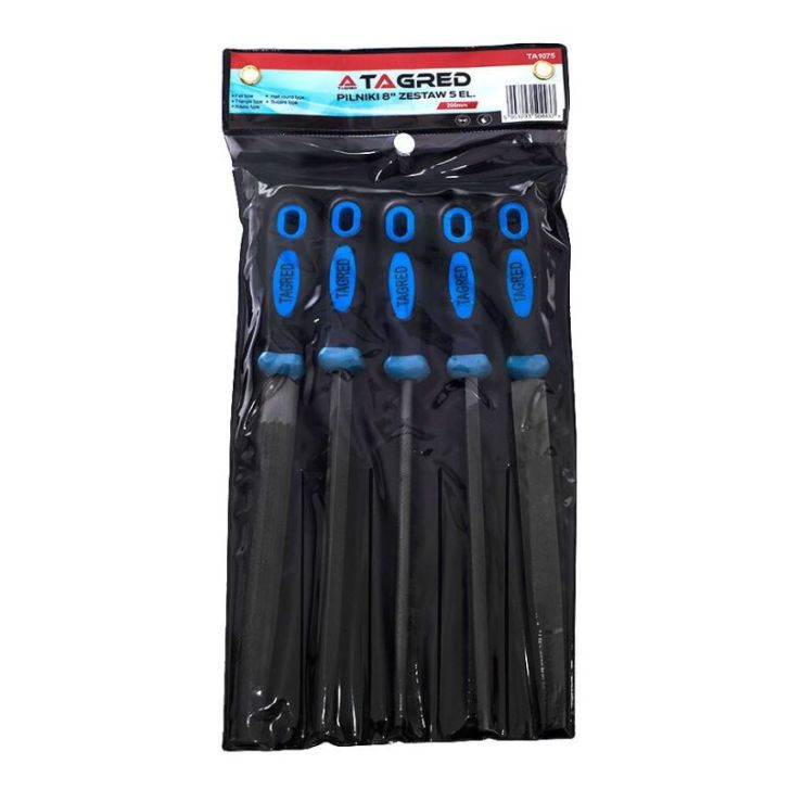 Vīles komplekts 5 gab, 200 mm