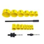 Bimetāla ripzāģu komplekts 17gab. uz metāla un koka