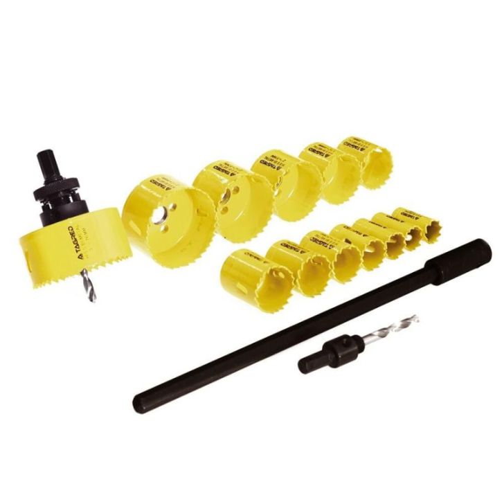 Bimetāla ripzāģu komplekts 17gab. uz metāla un koka