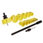 Bimetāla ripzāģu komplekts 17gab. uz metāla un koka