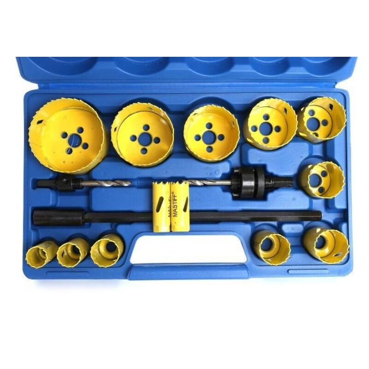 Bimetāla ripzāģu komplekts 17gab. uz metāla un koka