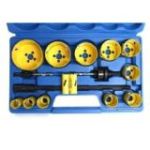 Bimetāla ripzāģu komplekts 17gab. uz metāla un koka