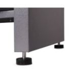 Darbnīcas mēbeļu komplekts Konny 2, 160 cm, Black