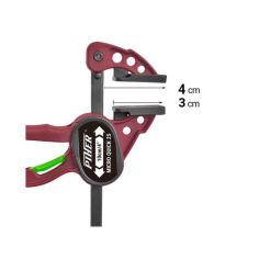 Piher Micro ātrās fiksācijas spīles 2 gab,10cm, maks. 25Kg 2