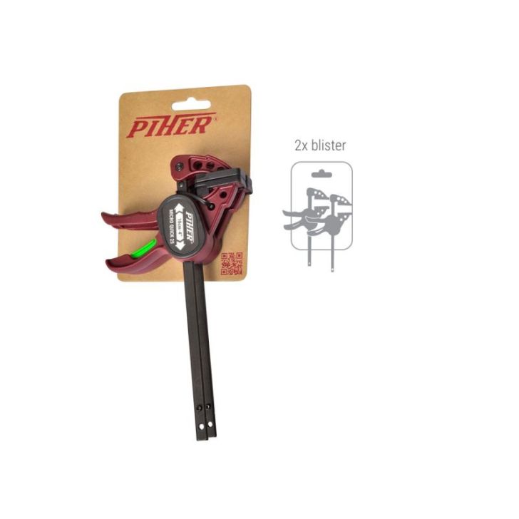 Piher Micro ātrās fiksācijas spīles 2 gab,20cm, maks. 25Kg