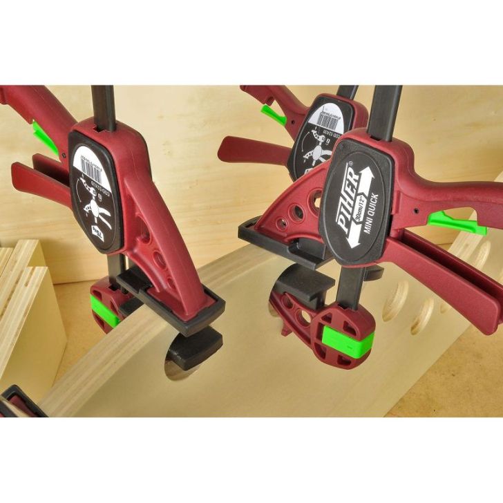 Piher vienas rokas mini ātrās fiksācijas spīles
5,5 x 30cm, maks. 75Kg