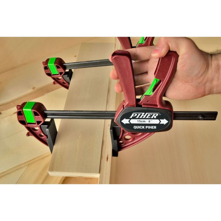 Piher vienas rokas mini ātrās fiksācijas spīles
8 x 125cm, maks. 150Kg