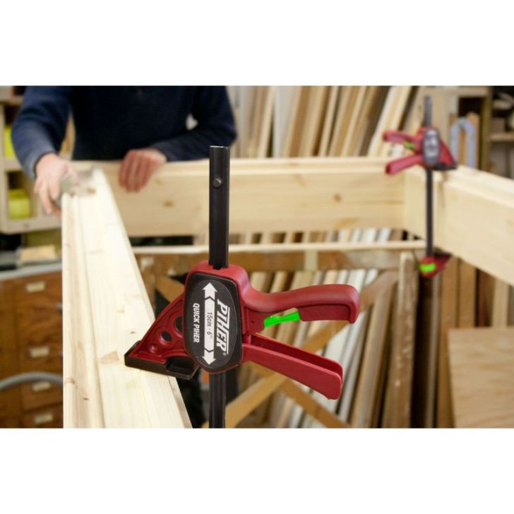 Piher vienas rokas mini ātrās fiksācijas spīles
8 x 125cm, maks. 150Kg