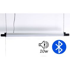 Darbnīcas LED lampas spilgtums ar Bluetooth skaļruni