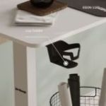 Mazs stāvošs galds EGON, 1100 x 720 x 600 mm, balts