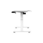 Regulējams biroja galds ROB, 1400 x 720 x 600 mm, balts
