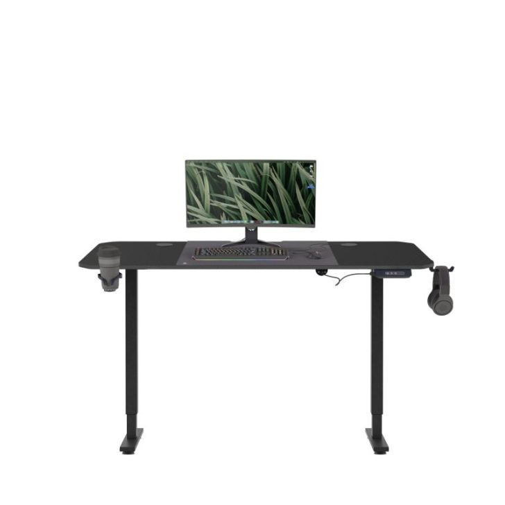 Elektriskais stāvošais galds ROB, 1400 x 720 x 600 mm, melns