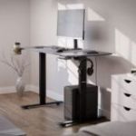 Elektriskais stāvošais galds ROB, 1400 x 720 x 600 mm, melns