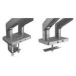 Tērauda divkāršā monitora stends Džeiks, pelēks