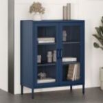 Neliels viesistabas vitrīna GINA, 800 x 1015 x 400 mm, moderns: tumši zils