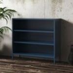 Zema grāmatvedība LUCA, 1000 x 900 x 350 mm, moderns: tumši zils