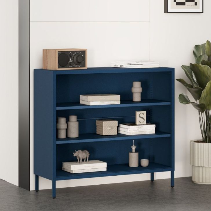 Zema grāmatvedība LUCA, 1000 x 900 x 350 mm, moderns: tumši zils