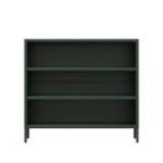 Zema grāmatvedība LUCA, 1000 x 900 x 350 mm, moderna: pudeles zaļa