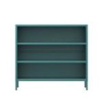Zema grāmatplauka LUCA, 1000 x 900 x 350 mm, moderna: jūras zaļa