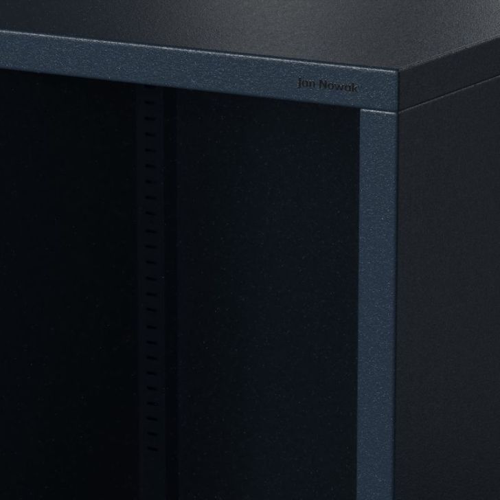 Garais grāmatu skapis MARIO, 500 x 1800 x 350 mm, moderns: tumši zils