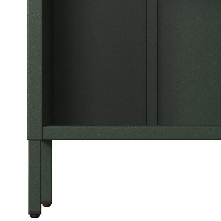 Garais grāmatu skapis MARIO, 500 x 1800 x 350 mm, moderns: pudeles zaļa