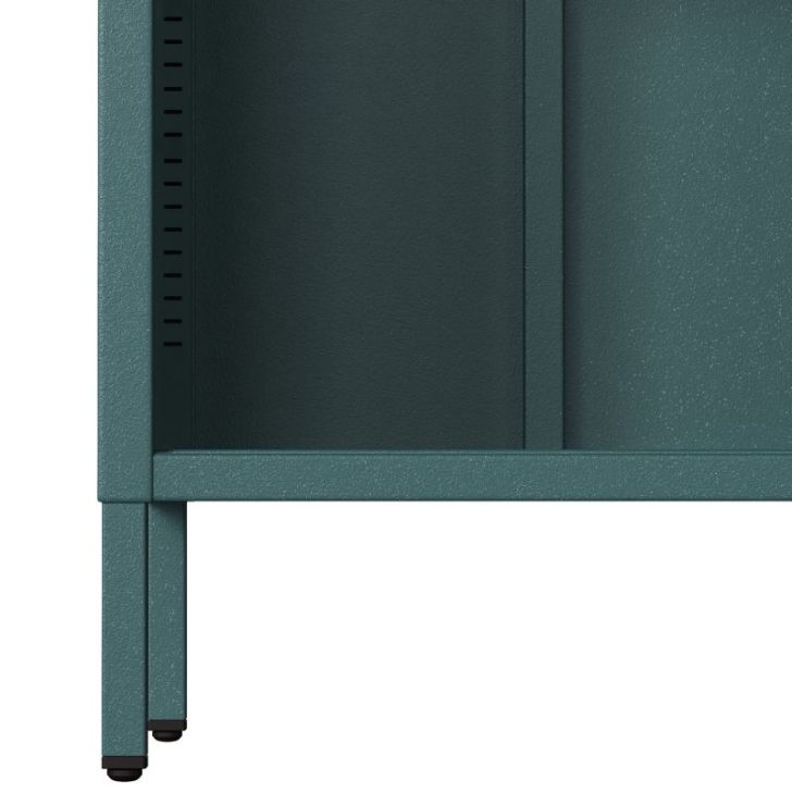 Garais grāmatu skapis MARIO, 500 x 1800 x 350 mm, moderns: jūras zaļa