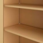 Displeja skapis ar stikla durvīm AMELIA, 900 x 1850 x 400 mm, svaiga stils: smilškrāsa