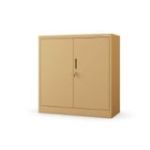 Zema biroja iesniegšanas skapis BEATA, 900 x 930 x 400 mm, svaiga stils: smilškrāsa