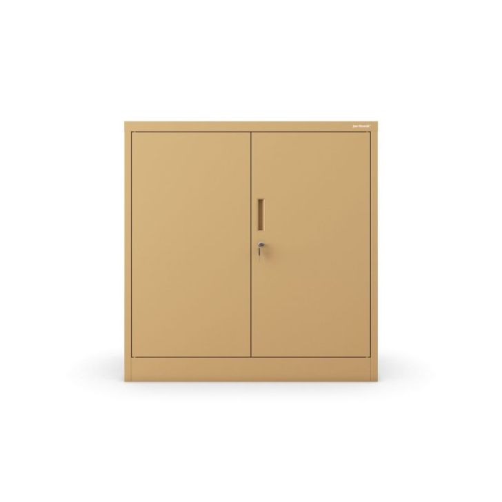 Zema biroja iesniegšanas skapis BEATA, 900 x 930 x 400 mm, svaiga stils: smilškrāsa