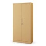 Aizslēgts biroja skapis JAN, 900 x 1850 x 400 mm, svaigs stils: smilškrāsa