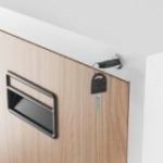 Metāla failu skapis SARA V5, 460 x 1630 x 620 mm, Eco Design: White/ Sonoma Oak