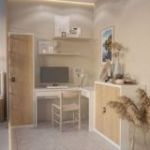 Metāla skapis ar durvīm BEATA, 900 x 930 x 400 mm, eko dizains: balts/ sonomas ozols