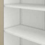 Metāla biroja skapis JAN, 900 x 1850 x 400 mm, eko dizains: balts/ Sonomas ozols