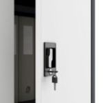 Metāla biroja failu skapis JAN H, 900 x 1950 x 400 mm, antracīta baltais