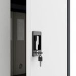 Metāla biroja failu skapis JAN, 900 x 1850 x 400 mm, antracīts-pelēks