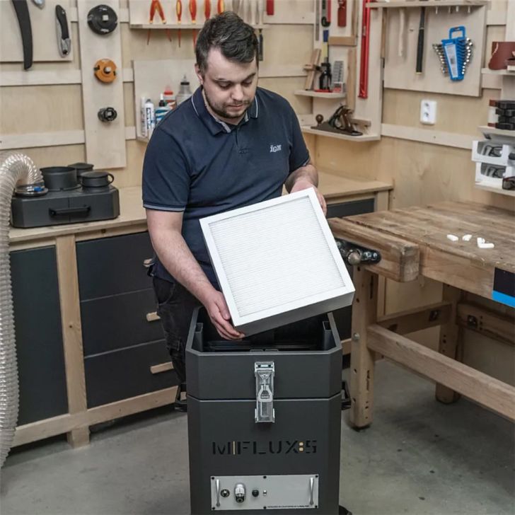 Profesionālais mobilais gaisa filtrs MFlux 5 Laguna