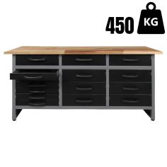 Darba galds Konny 1600 mm anthrazit H85