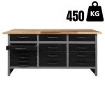 Darba galds Konny 1600 mm anthrazit H85